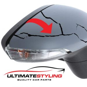 Replace Ford Fiesta Mk7 Wing Mirror Glass