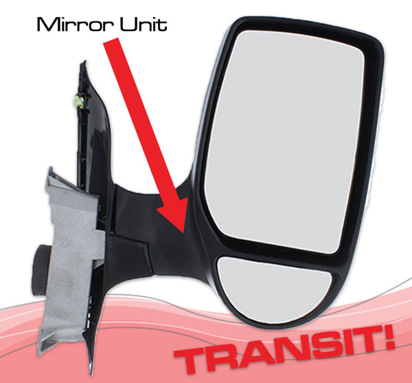 Ford Transit wing mirror unit