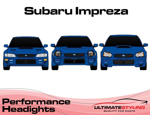 Subaru Impreza custom headlights
