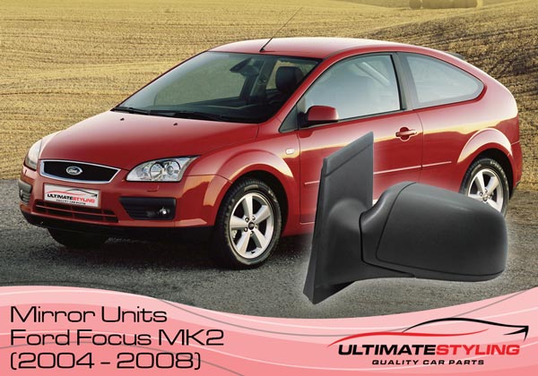 Replacement wing mirror covers for the Ford Focus MK2