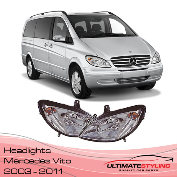 Ledelse frisk sidde Mercedes Benz Vito Headlight Replacements - Plug & Play