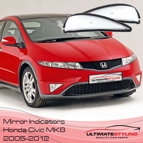 Honda Civic MK8 wing mirror indicator lens