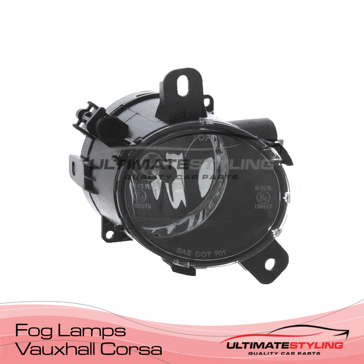 360 view of Vauxhall Corsa front fog light
