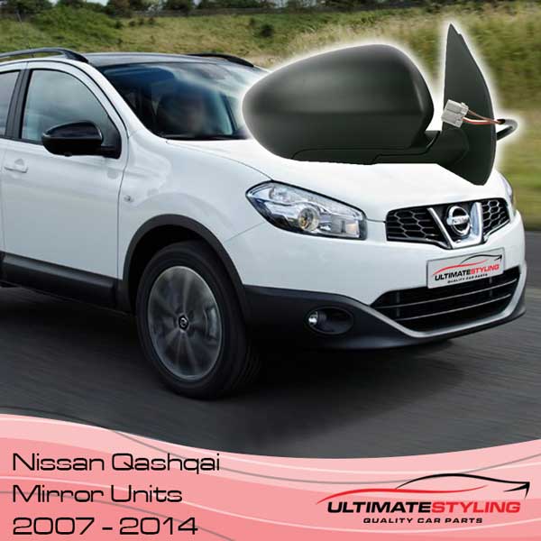 Nissan Qashqai 2012 wing mirrors