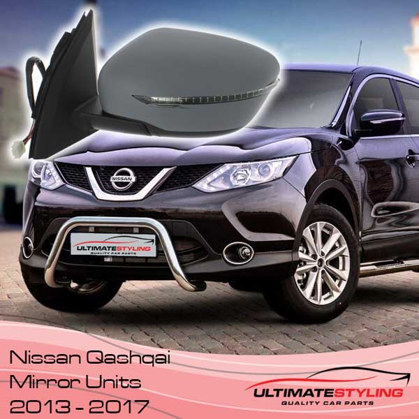 Nissan Qashqai electric wing mirrors