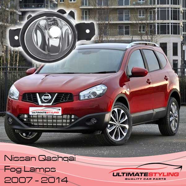 Nissan Qashqai 2front fog light replacements
