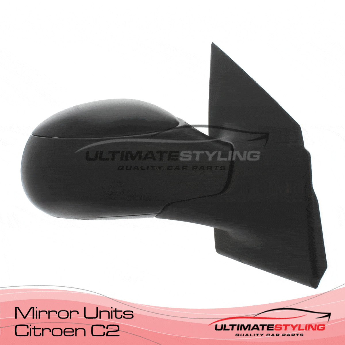 360 view of a Citroen C2 replacement wing mirror