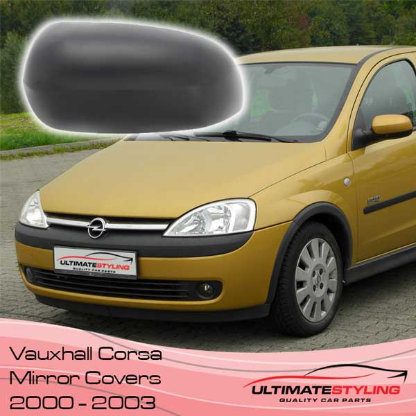 Vauxhall Corsa C wing mirror covers