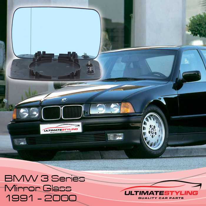 BMW 3 Series wing mirror glass 1991-2000