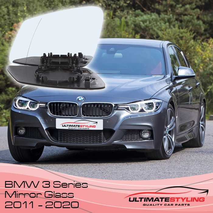 BMW 3 Series wing mirror glass 2011-2020