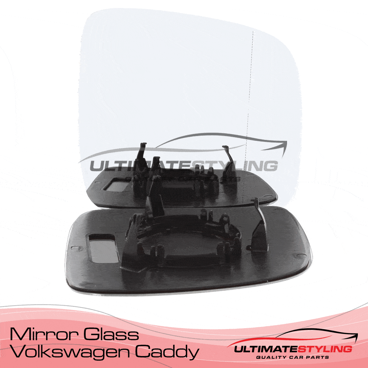 360 view of a VW Caddy wing mirror glass replacement