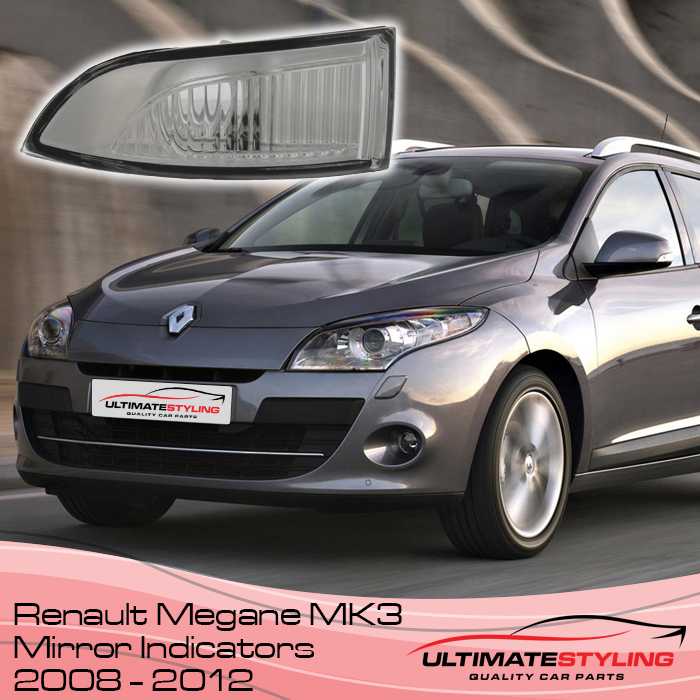 Renault Megane Mk3 Passenger side Wing Mirror indicator