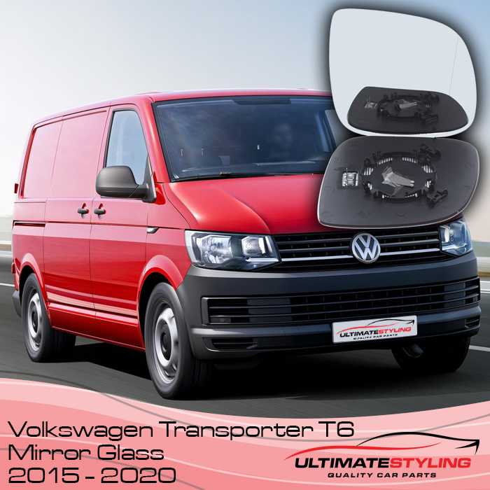 VW Transporter T6 Wing mirror glass