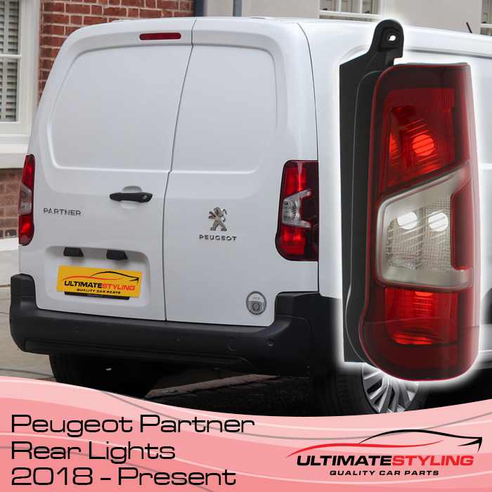 Peugeot Partner Rear lights - from 2018