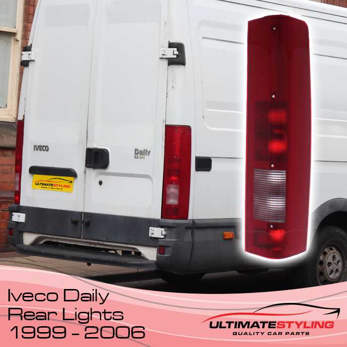 Iveco Daily Chassis Cab Rear Lights