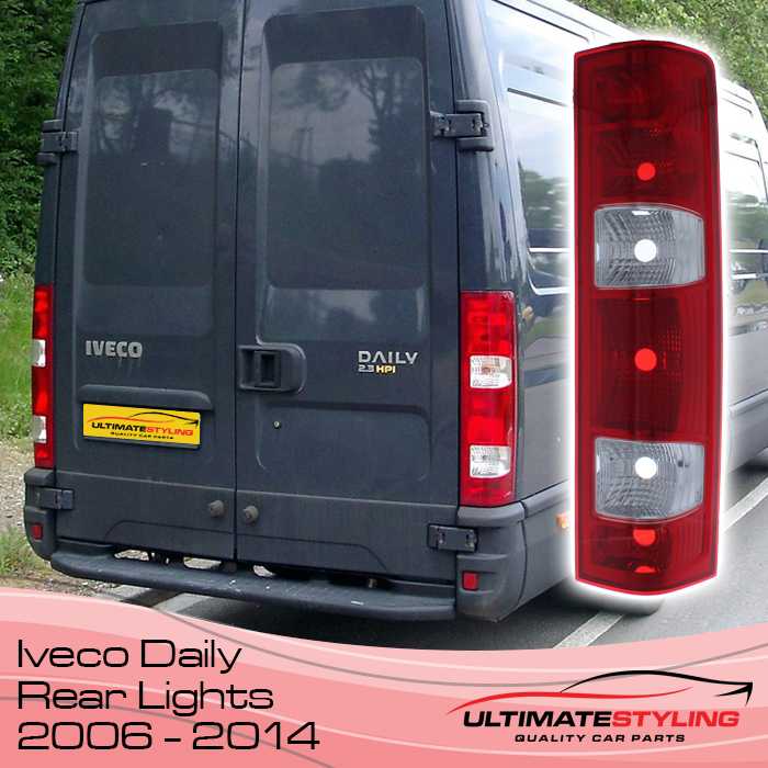 Iveco Daily Chassis Cab Rear Light Cluster