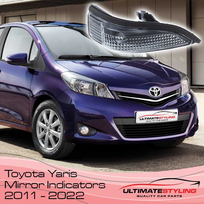 Toyota Yaris Wing Mirror Indicator Lens