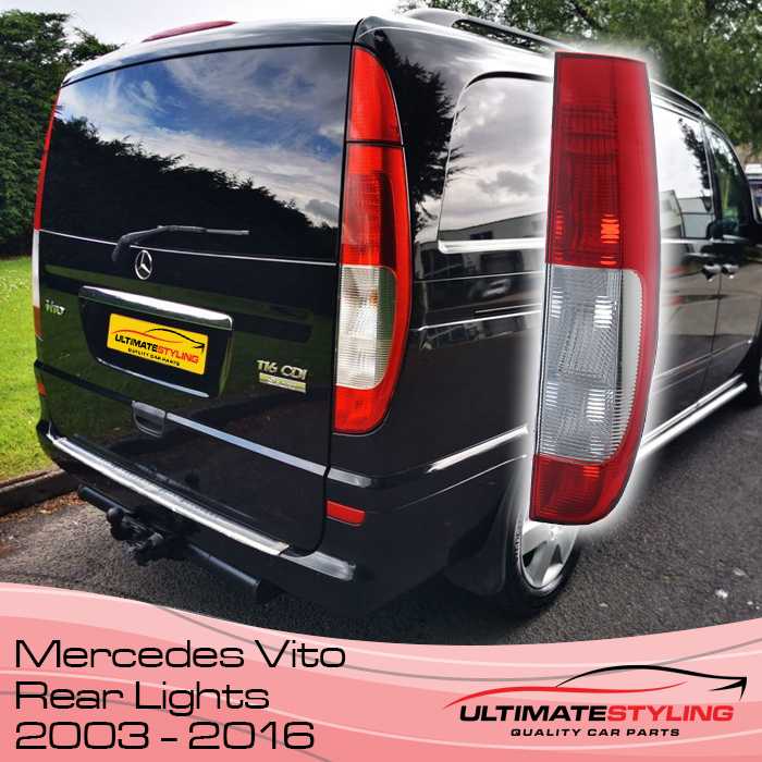 Mercedes Vito Replacement Rear Light cover