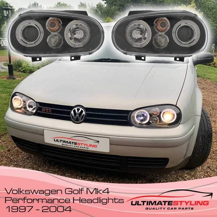 VW Golf Mk4 headlight upgrades 