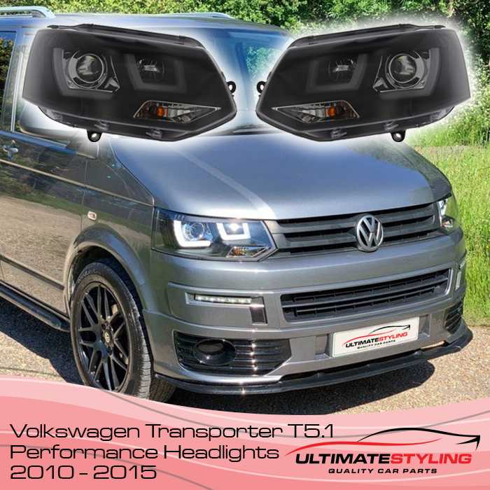 VW Transporter T5 Headlight Upgrades