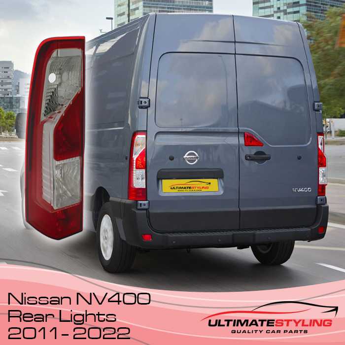  Nissan NV400 Passenger Rear Light Cluster
