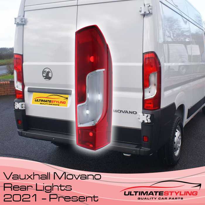  Vauxhall Movano Rear Light Lens