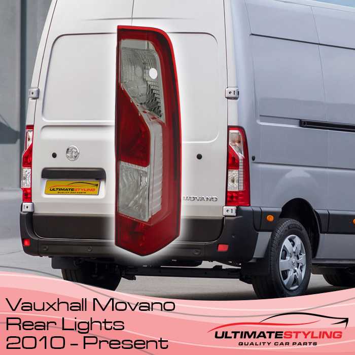  Vauxhall Movano Rear Light Replacement