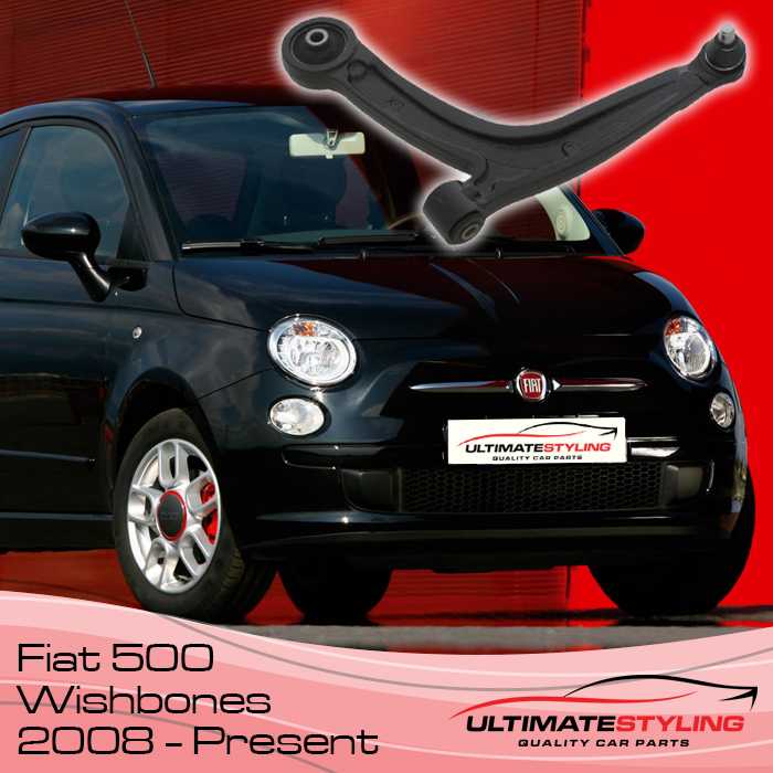 Wishbones for most Fiat 500 models