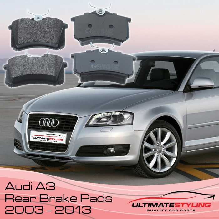Rear Brake Pads for Audi A3