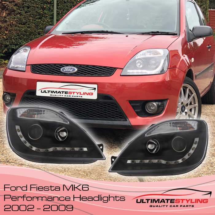 Ford Fiesta Mk3 Custom Headlights