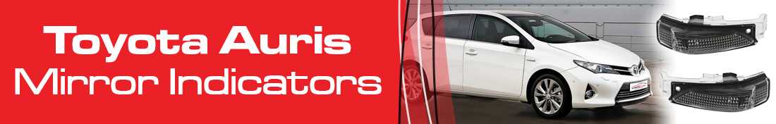 Toyota Auris wing mirror indicators