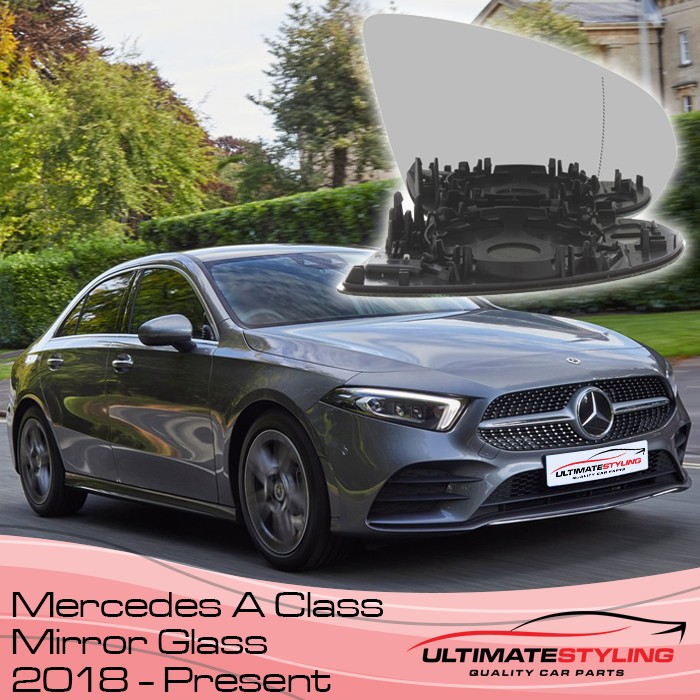 DriversWing mirror Glass for the Mercedes A Class