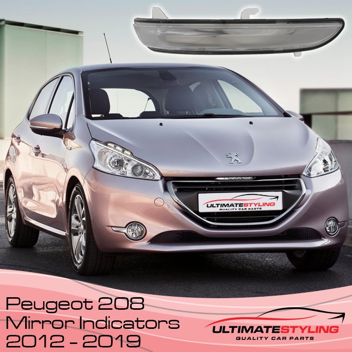 Peugeot 208 Wing Mirror Indicator cover