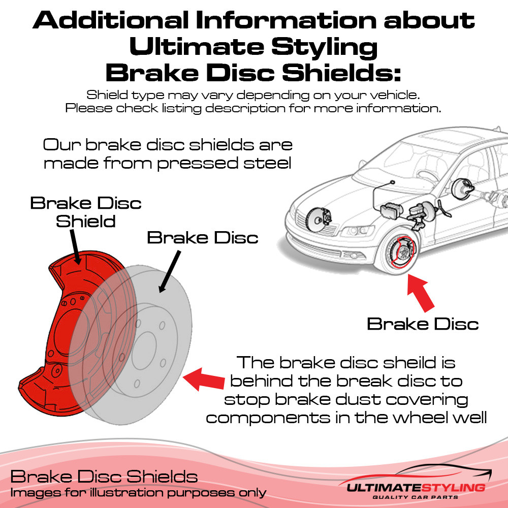 Audi A3 / TT, Seat Leon / Toledo, Skoda Octavia / Roomster / Fabia, Volkswagen Beetle / Bora / Golf / Touran Brake Disc Dust Shield - Passenger Side (LH) Rear