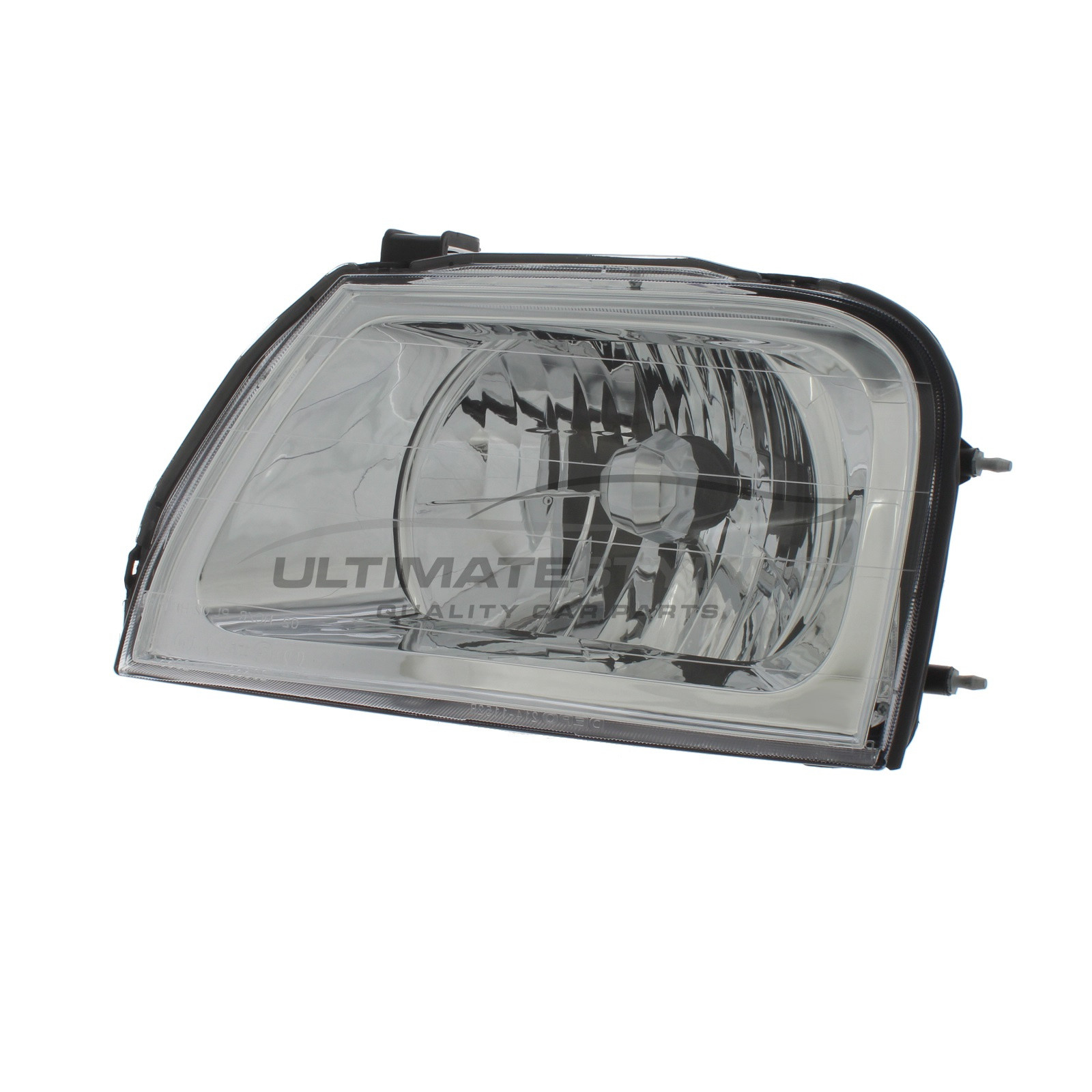 Mitsubishi L200 1996-2006 Halogen, Manual Without Motor, Chrome Headlight / Headlamp Passengers Side (LH)
