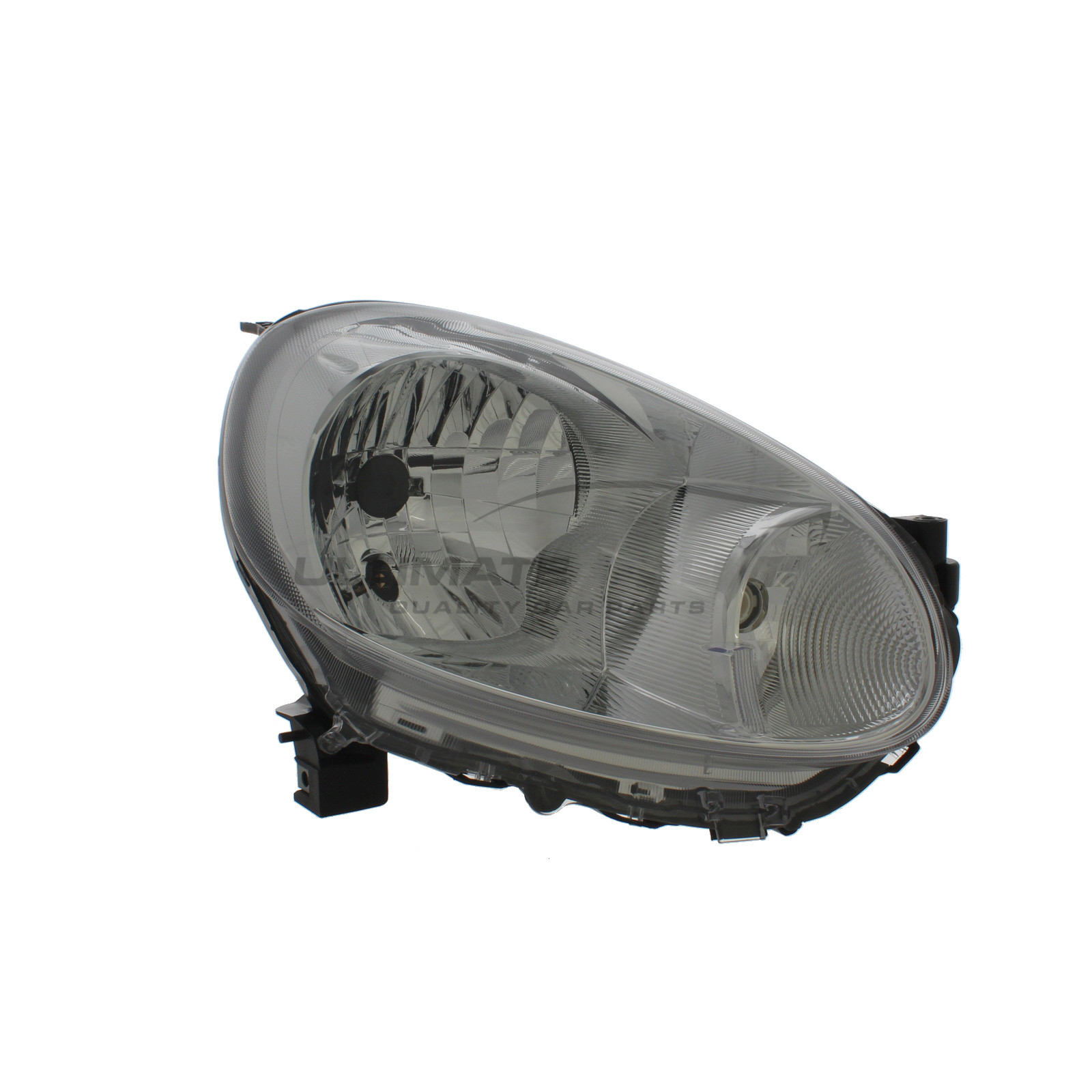 Nissan Micra 2010-2013 Halogen, Electric Without Motor, Chrome Headlight / Headlamp Drivers Side (RH)