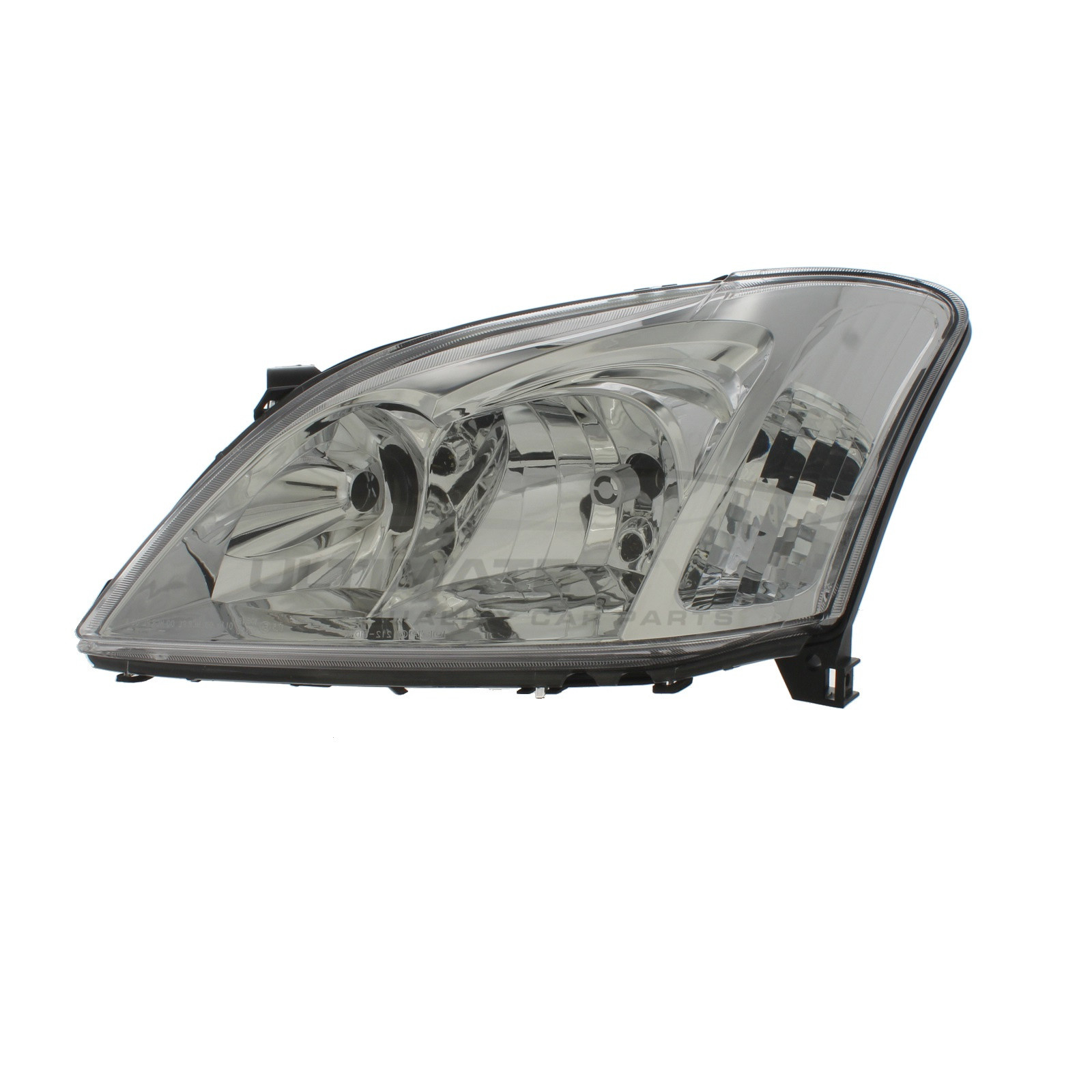 Toyota Corolla 2002-2004 Halogen, Electric With Motor, Chrome Headlight / Headlamp Passengers Side (LH)