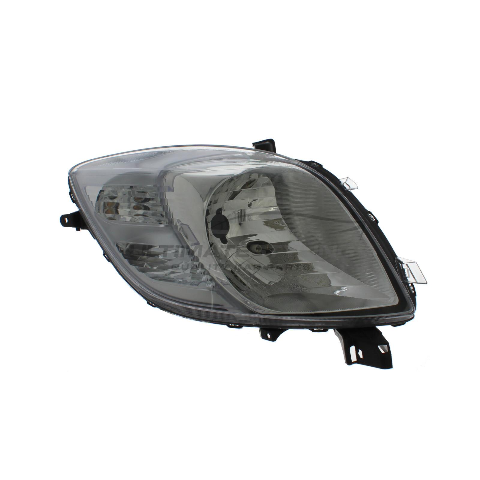 Toyota Yaris 2005-2008 Halogen, Electric / Manual Without Motor, Chrome Headlight / Headlamp Passengers Side (LH)