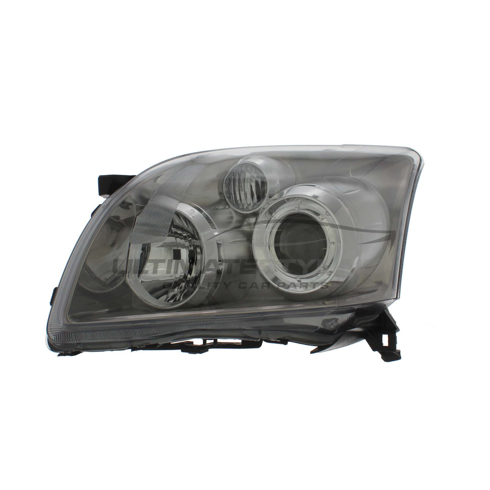 Toyota Avensis 2006-2009 Halogen, Electric Without Motor, Black Headlight / Headlamp Passengers Side (LH)