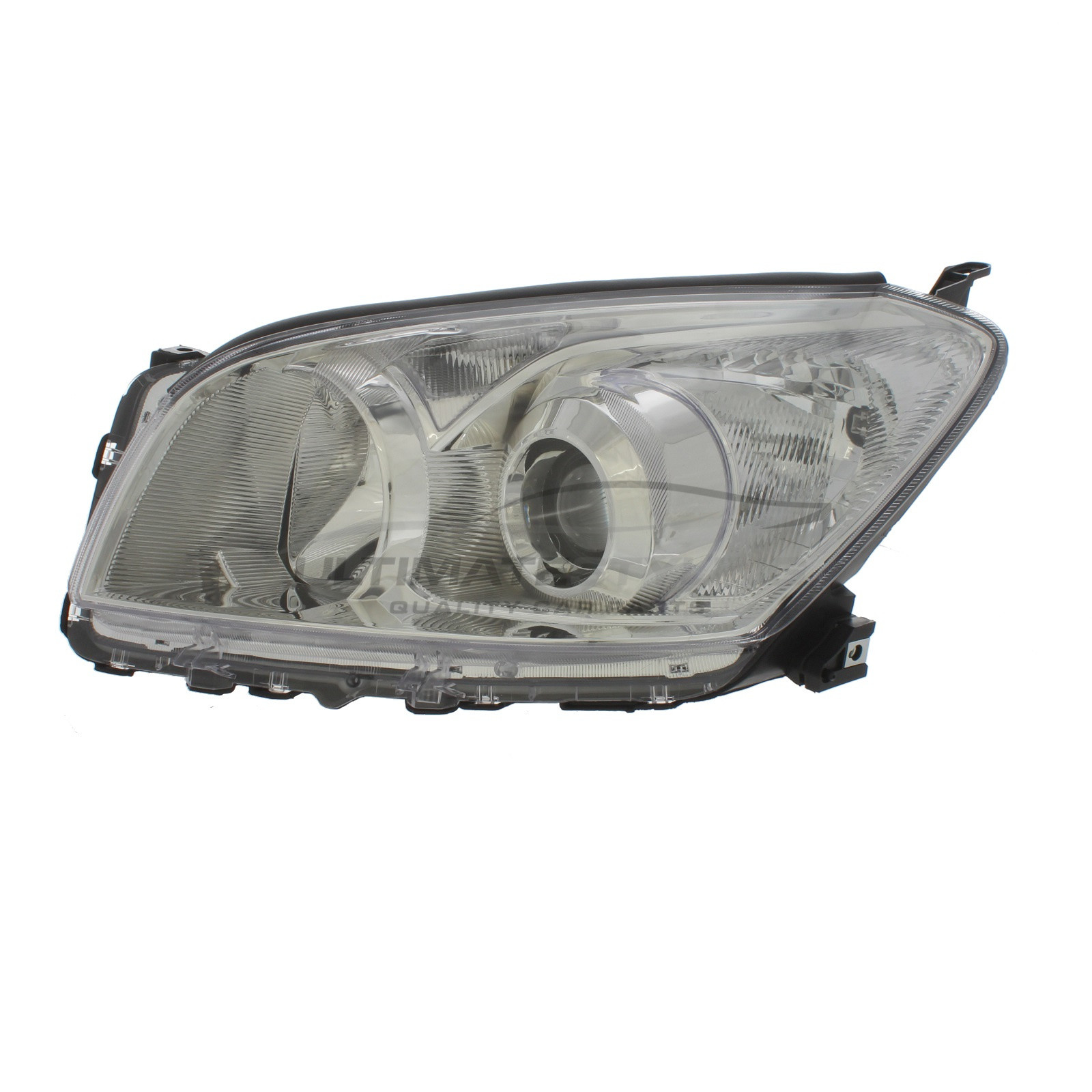 Toyota RAV-4 2009-2010 Halogen, Electric Without Motor, Chrome Headlight / Headlamp Passengers Side (LH)