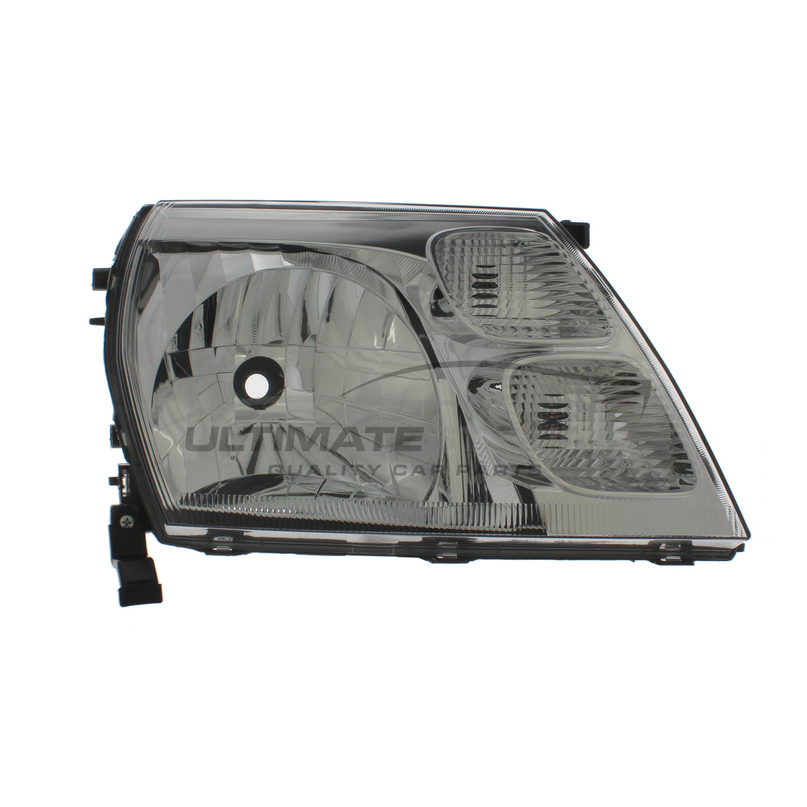 Toyota Hi-Ace 2006-2012 Halogen, Electric / Manual Without Motor, Chrome Headlight / Headlamp Drivers Side (RH)