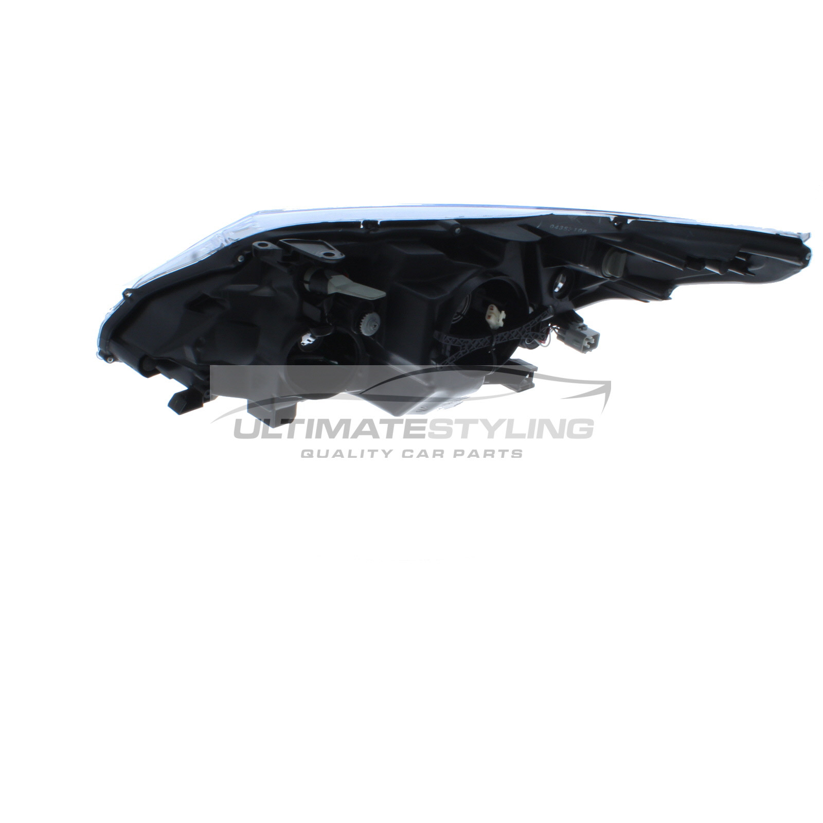 Toyota Avensis 2011-2015 Halogen With LED Daytime Running Lamp, Electric Without Motor, Black Headlight / Headlamp Drivers Side (RH)