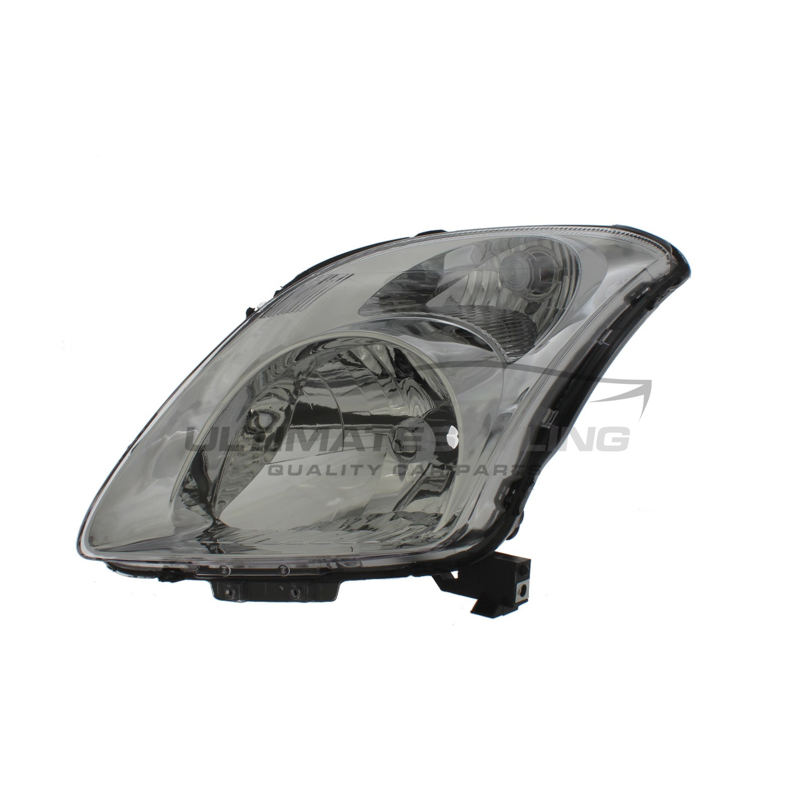 Suzuki Swift 2005-2010 Halogen, Electric Without Motor, Headlight / Headlamp with Chrome Surround Passengers Side (LH)