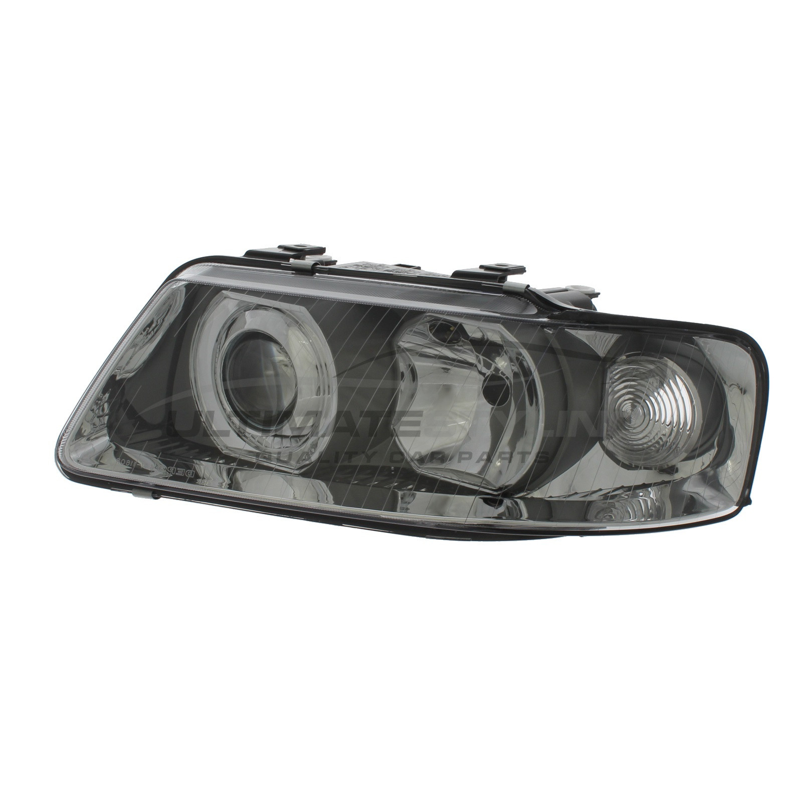 Audi A3 2000-2003 - Headlight / Headlamp - Clear Indicator - Suitable For Both Manual & Electric Adjustment - Passenger Side Left Hand