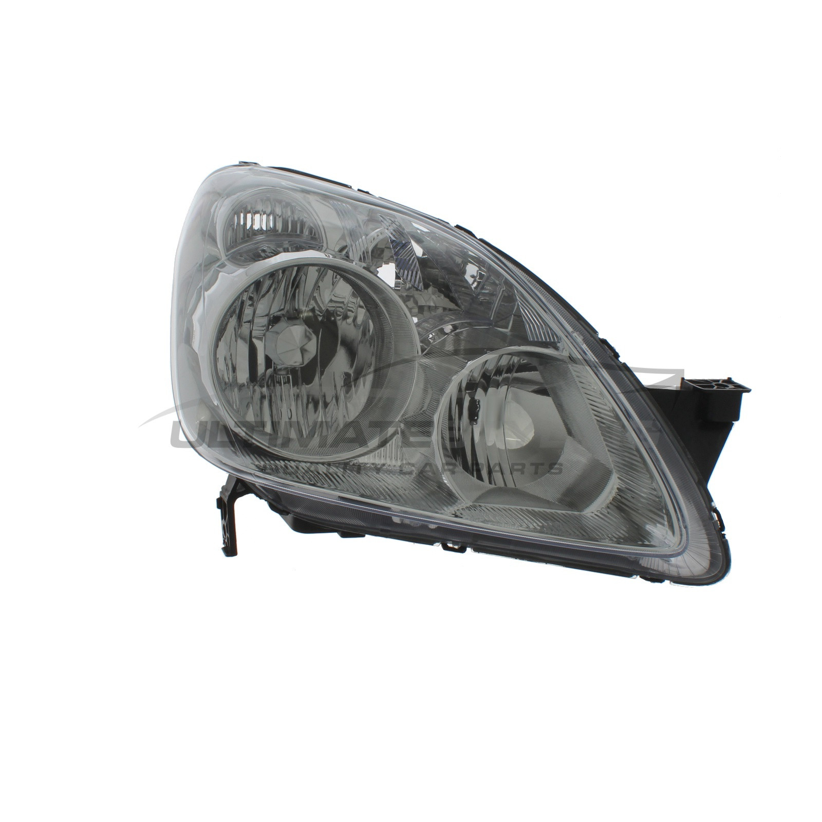 Honda CR-V 2005-2007 Halogen, Electric Without Motor, Chrome Headlight / Headlamp Including Clear Indicator Drivers Side (RH)