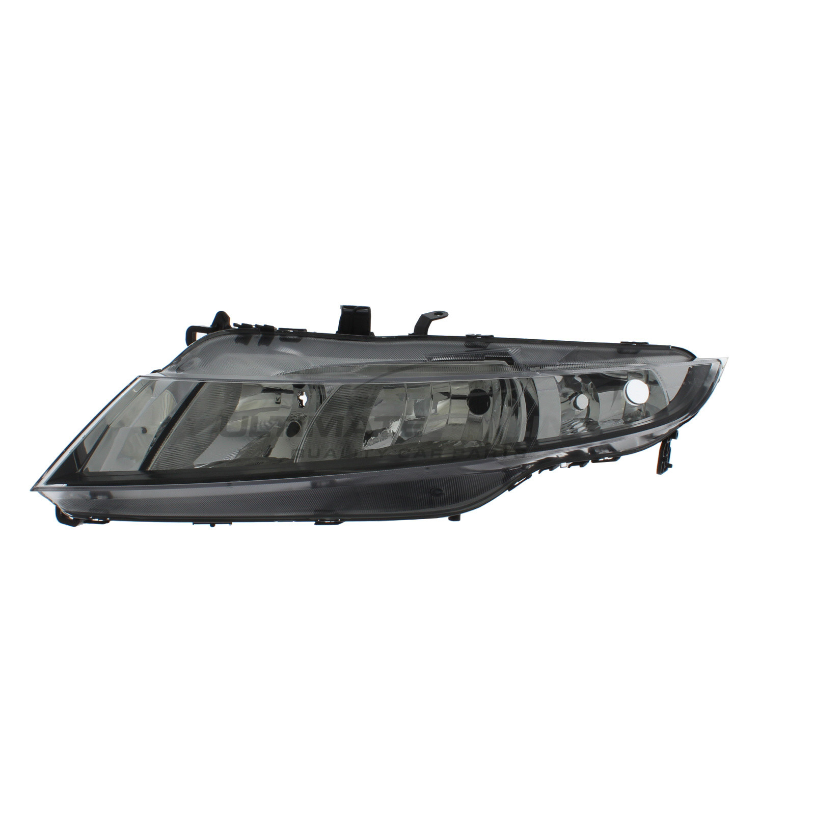 Honda Civic 2006-2012 Halogen, Electric With Motor, Headlight / Headlamp with Black Surround Passengers Side (LH)