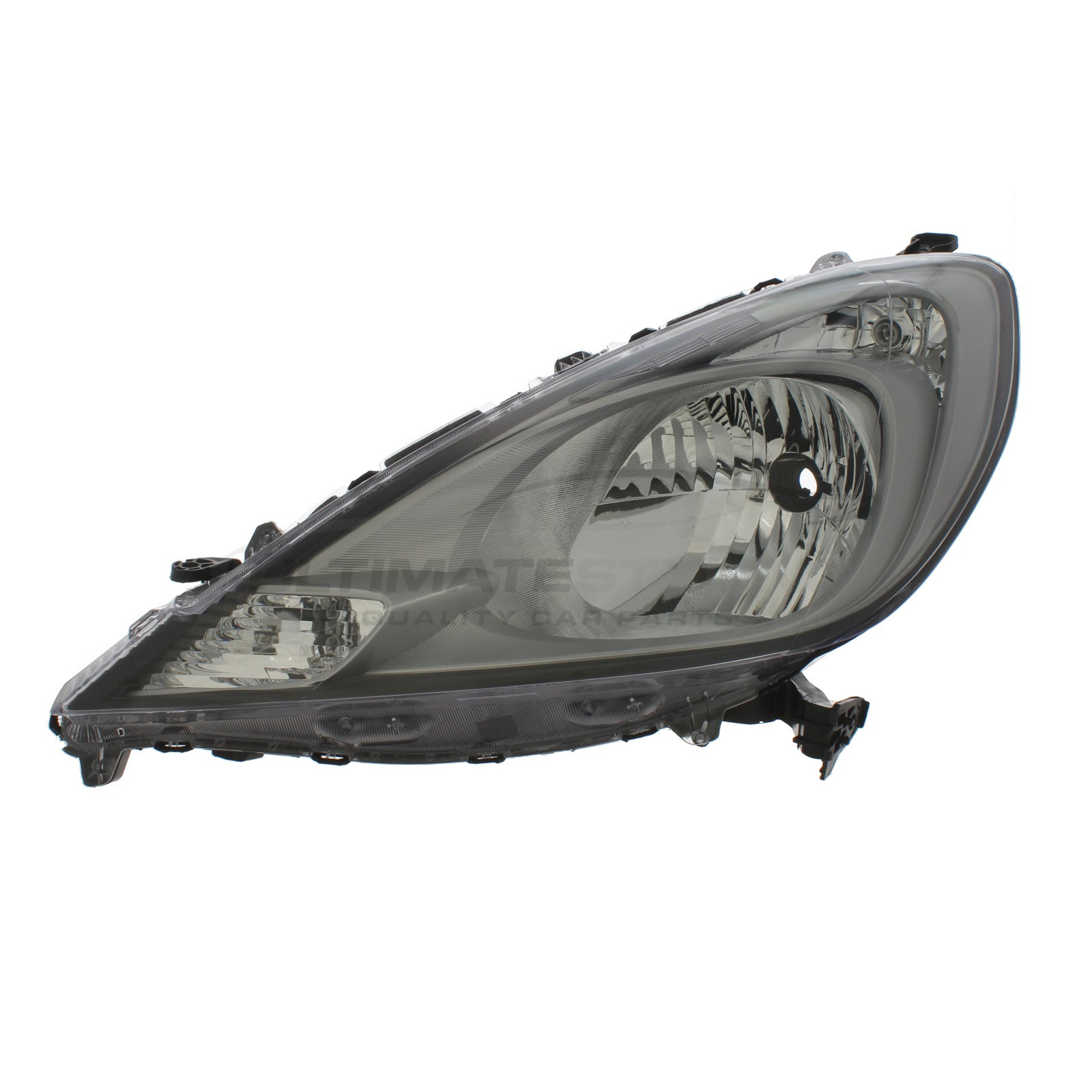 Honda Jazz 2011-2015 Halogen, Electric Without Motor, Chrome Headlight / Headlamp Passengers Side (LH)