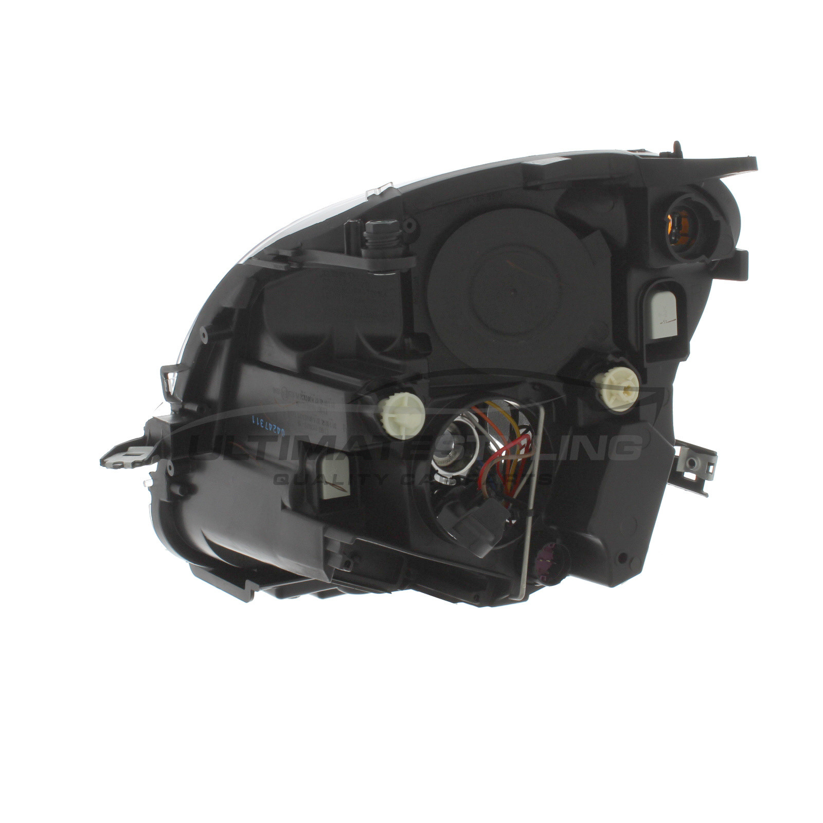 Alfa Romeo MiTo 2009-2016 Halogen, Electric With Motor, Chrome Headlight / Headlamp Drivers Side (RH)