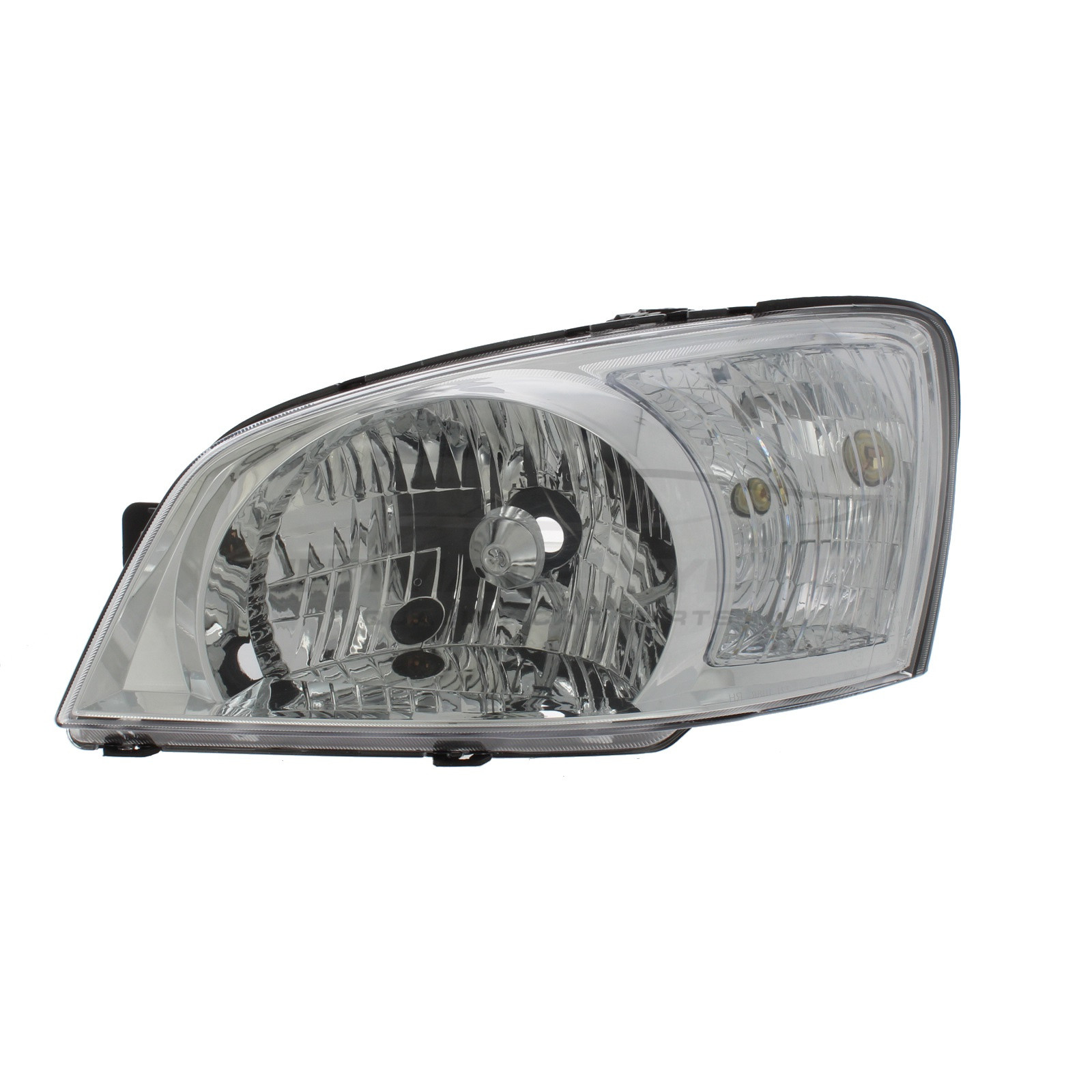 Hyundai Getz 2002-2005 Halogen, Electric Without Motor, Chrome Headlight / Headlamp Passengers Side (LH)