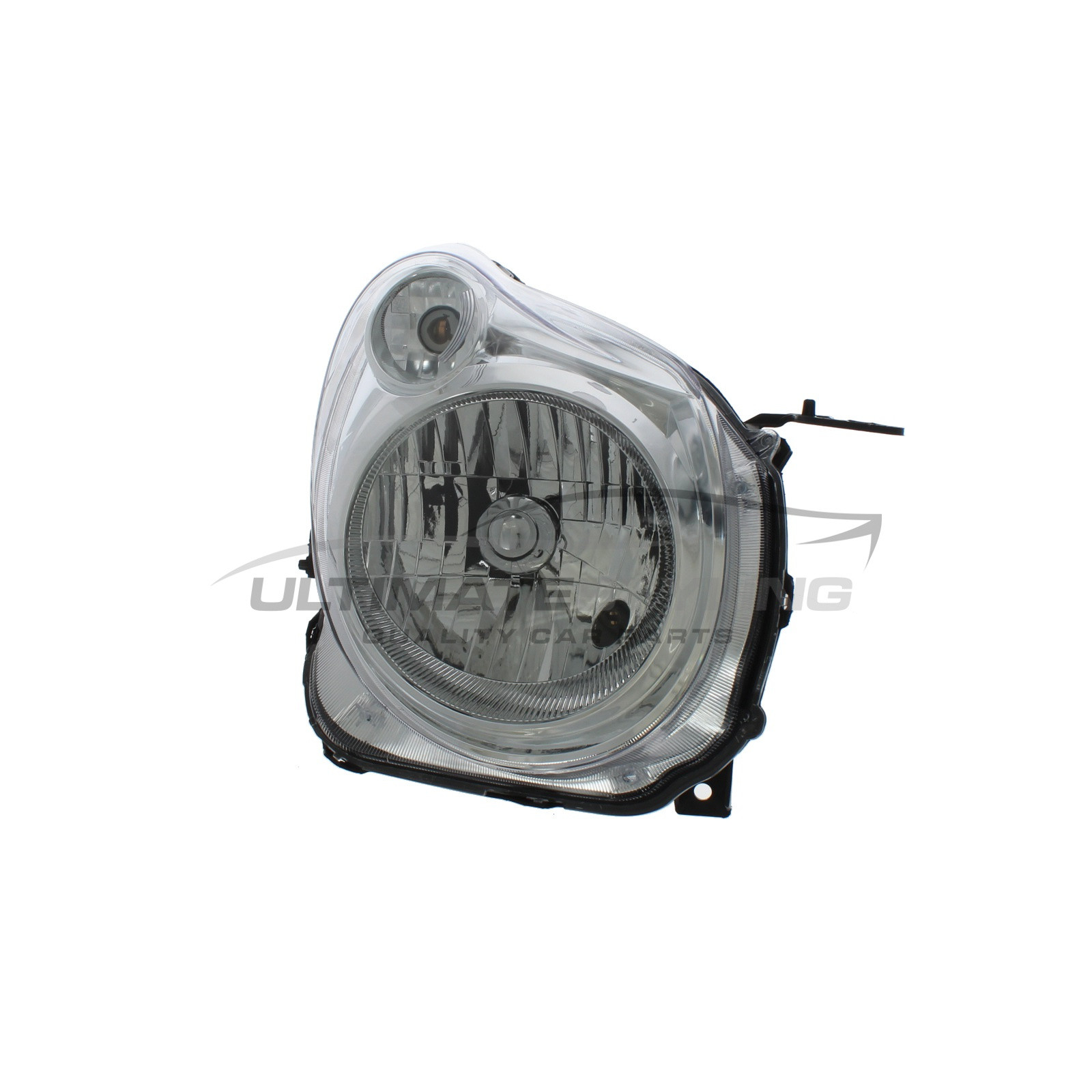 Suzuki Alto 2009-2015 Halogen, Electric Without Motor, Chrome Headlight / Headlamp Drivers Side (RH)